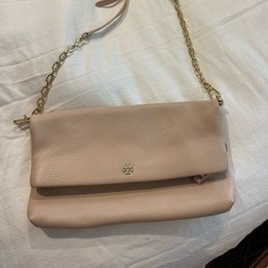 Pink/Beige Tory Burch Cross Body Purse